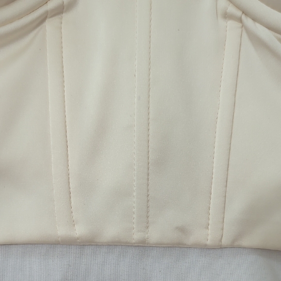 Oh Polly Bustier Bra Top, Color Cream, Size 6 - Picture 4 of 15